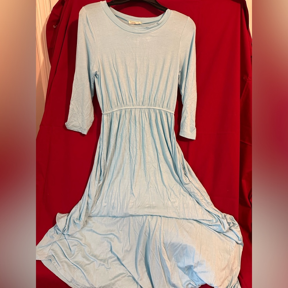 NNT Ladies maxi dress 3/4 sleeves with pockets